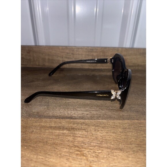 Tiffany & Co. Black Framed Sunglasses with Crystal Butterflies TF4048 main image 5